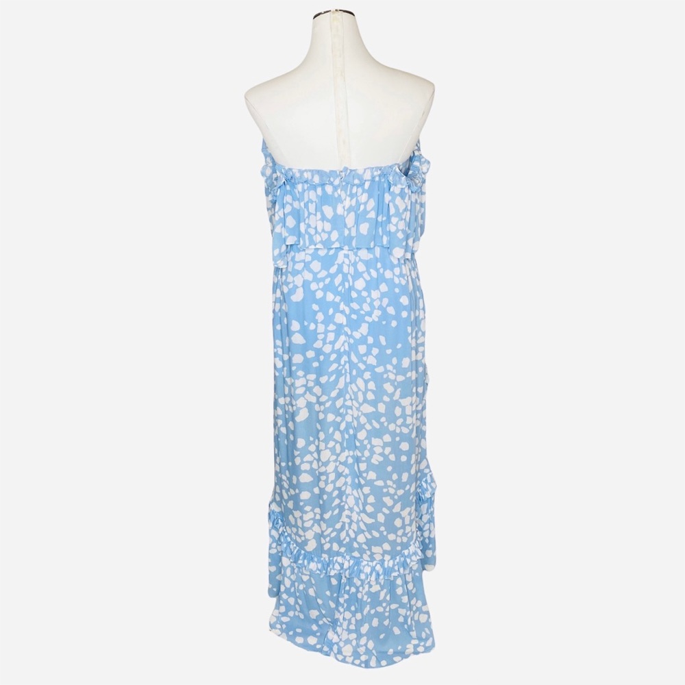 Skylar + Madison Off the Shoulder High Low Maxi Dress - Picture 4 of 10